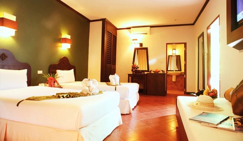 Bungalow Deluxe, en la zona del patio