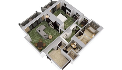 Suite, vistas al complejo turístico (with Fire Pit)