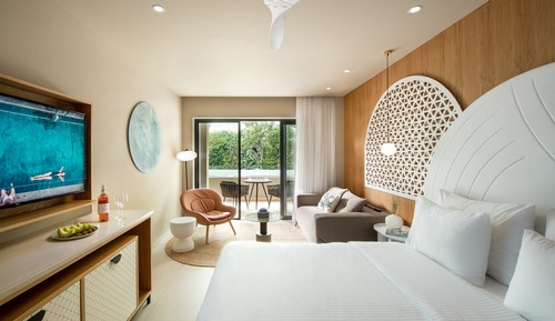 Habitación doble superior, vistas al jardín