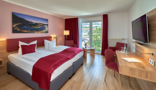 Habitación doble, vistas al río