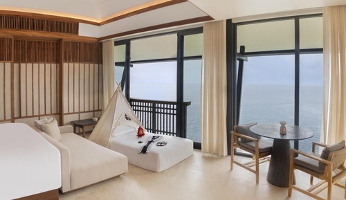 Ocean View Two-Bedroom Family Pool Villa - King + Twin