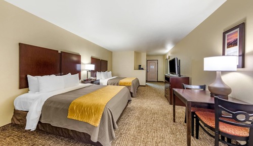 Habitación estándar, 2 camas de matrimonio, no fumadores