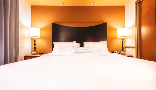Estudio, 1 cama de matrimonio grande con sofá cama