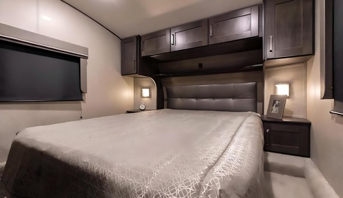 Casa móvil de lujo, 1 cama de matrimonio con sofá cama