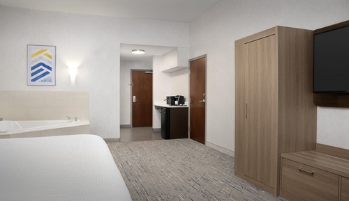 Habitación estándar, 1 cama de matrimonio grande, bañera de hidromasaje