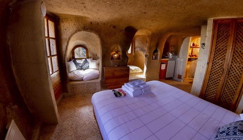 Estudio romántico, 1 cama doble, patio, vistas al valle