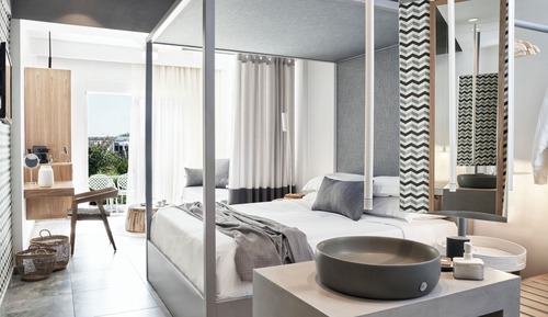 Suite estudio junior, piscina privada, vistas al jardín (Premium)