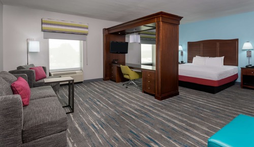 Suite estudio, 1 cama de matrimonio grande con sofá cama