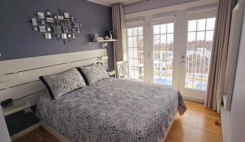 Habitación, 1 cama de matrimonio, balcón, vistas al río (Les tulipes)