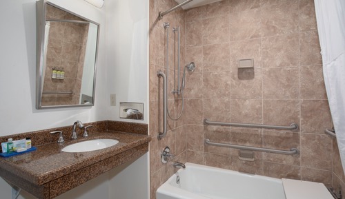 Habitación estándar, 1 cama de matrimonio grande (Mobility)
