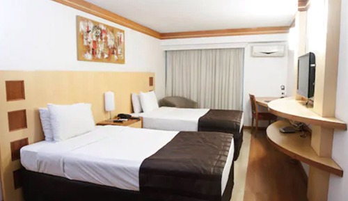 Habitación de lujo con 1 cama doble o 2 individuales