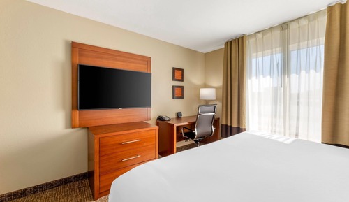 Suite, 1 cama de matrimonio grande con sofá cama, no fumadores (Roll-In Shower)