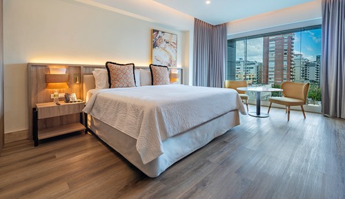 Suite, 1 cama de matrimonio grande, Acceso al salón del club