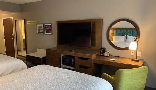Habitación, 2 camas de matrimonio, accesible para personas con discapacidad, no fumadores