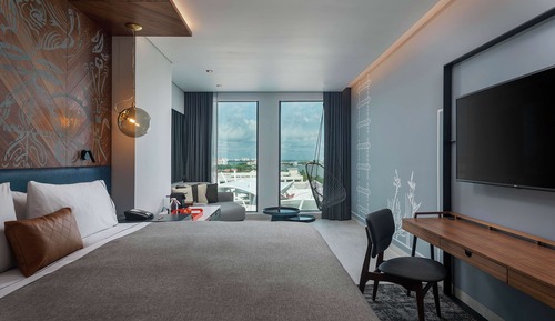Habitación Signature doble, 1 cama de matrimonio grande (La Isla Room)