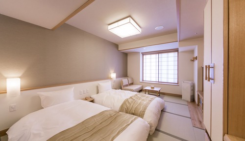 Habitación tradicional con 2 camas individuales (Japanese Western Style)
