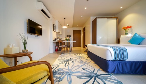 Estudio Deluxe, 1 cama de matrimonio (guests age 18-59)