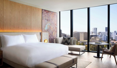 Habitación Deluxe, 1 cama de matrimonio grande, vistas a la ciudad