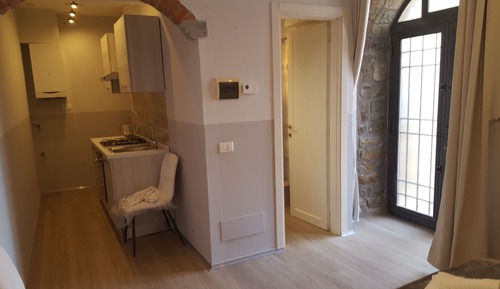 Estudio básico, 1 cama de matrimonio, no fumadores, cocina (12)