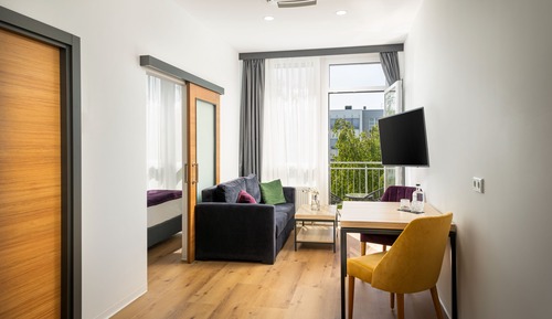 Apartamento Deluxe, balcón