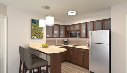 Suite, 2 habitaciones, notificación por teléfono o timbre, cocina