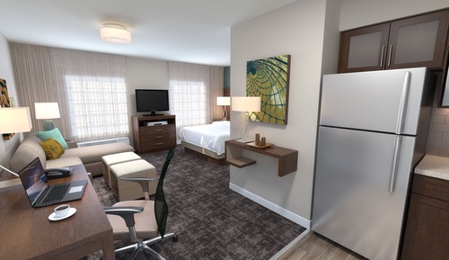 Suite estudio, 1 cama de matrimonio grande, bañera accesible, cocina (Mobility)