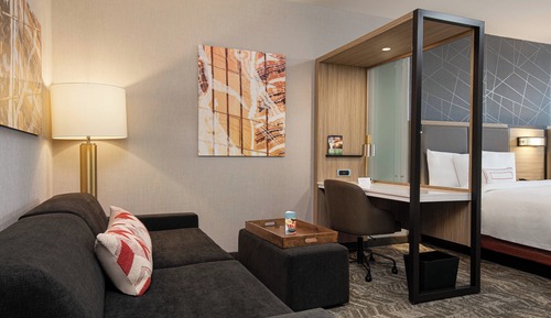 Suite estudio, 2 camas de matrimonio (Hearing Accessible)