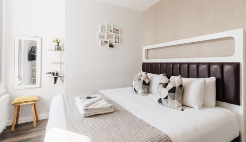 Apartamento familiar, 2 habitaciones, no fumadores, cocina básica