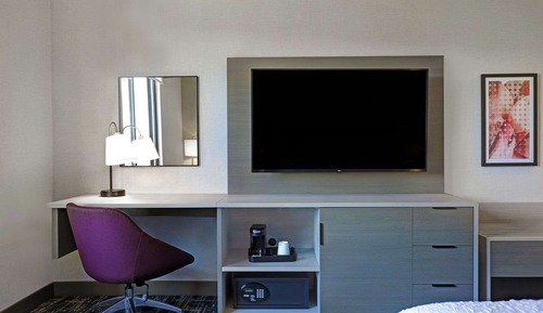 Estudio, 1 cama de matrimonio grande, frigorífico