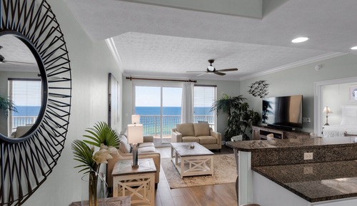 Apartamento, varias camas, acceso a la piscina, vistas a la playa