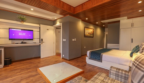 Habitación doble superior, 1 cama de matrimonio grande, no fumadores, vistas al valle
