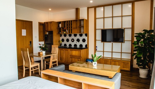 Apartamento panorámico, 1 cama de matrimonio con sofá cama