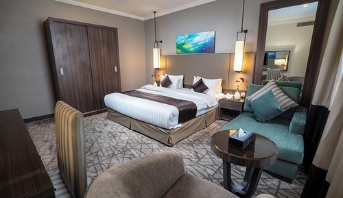 Suite superior, 1 cama de matrimonio grande con sofá cama