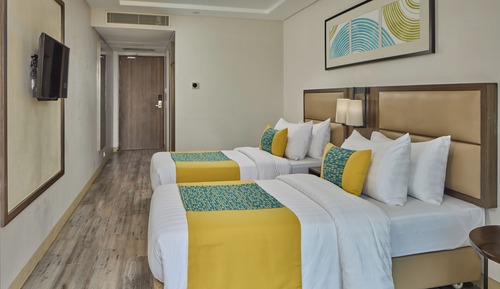 Habitación Deluxe con 2 camas individuales, vistas al mar