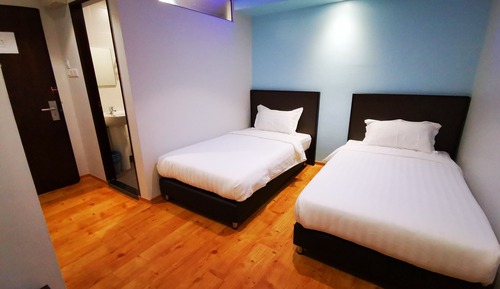 Habitación con 2 camas individuales