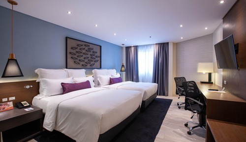 Habitación superior con 2 camas individuales, 2 camas de matrimonio (Legato)
