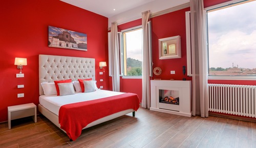 Habitación Deluxe doble, vistas a la ciudad (Tetti Rossi)