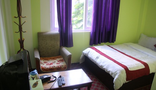 Habitación individual básica, vistas al parque