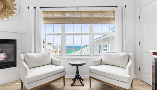 Suite estudio romántica, 1 cama de matrimonio grande, vistas al mar