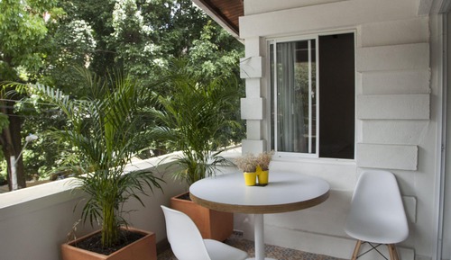 Apartamento City, 2 habitaciones, balcón, vistas a la ciudad (402)