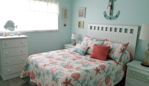 Apartamento, varias camas, patio, vistas al jardín