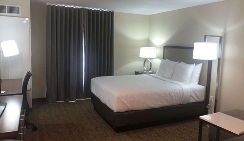 Suite, 1 cama de matrimonio, no fumadores (Mobility/Hearing, Roll-In Shower)