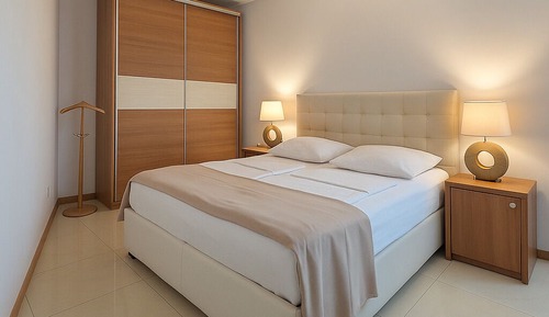 Estudio Deluxe (Apartma z 1 spalnico, balkonom pogled)