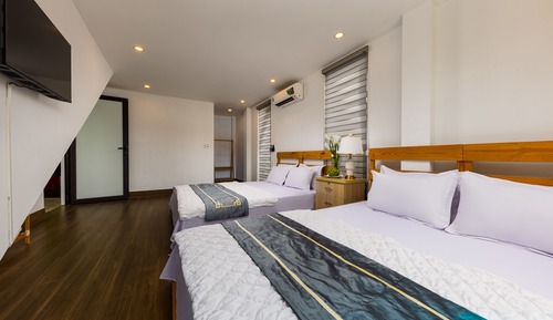 Habitación doble, 2 camas de matrimonio