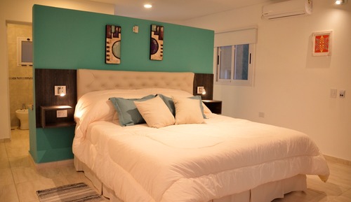 Cabaña Premium, 1 cama de matrimonio grande, vistas a la montaña