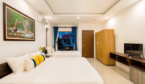 Habitación familiar, balcón