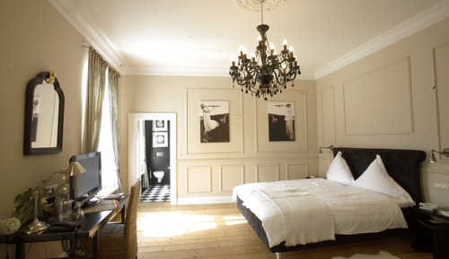 Habitación de luna de miel doble, 1 cama de matrimonio grande, no fumadores, vistas al jardín