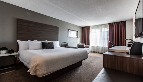 Habitación Deluxe, 1 cama de matrimonio grande con sofá cama