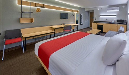 Habitación superior, 1 cama de matrimonio grande con sofá cama, no fumadores