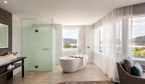 Suite ejecutiva, 1 cama de matrimonio grande, vistas al lago
